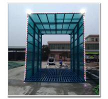鄭州【力鑫全封閉洗車機】洛陽偃師市4*4*4.8米全自動工程洗輪機安裝